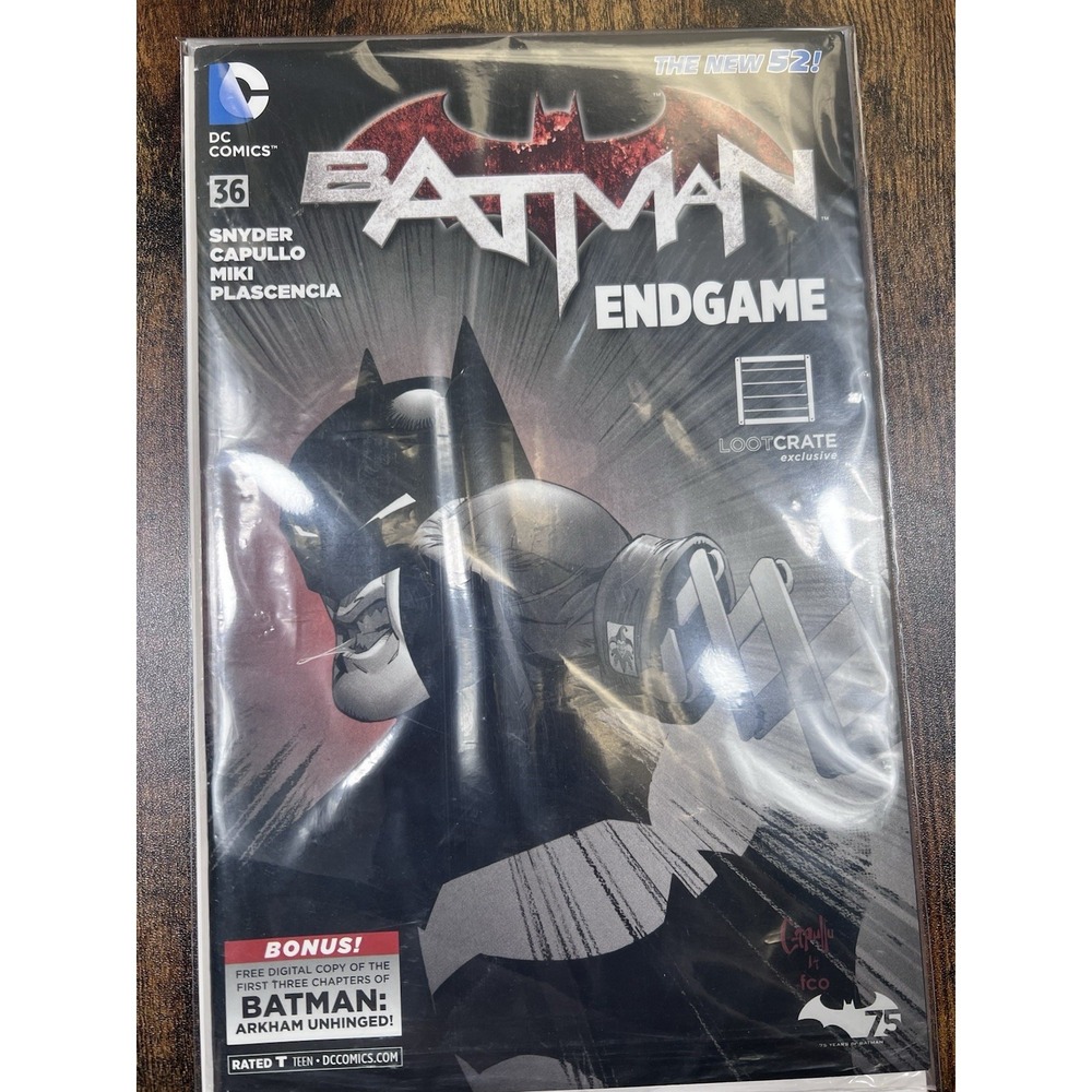 Batman #36 Loot Crate EndGame Variant DC New 52 2014 Snyder & Capullo NEW SEALED